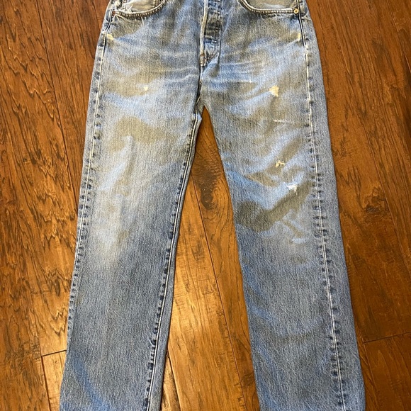 Vintage Levi’s 501 Original Fit Button Fly Jeans Mexico Medium Stonewash - Picture 2 of 16
